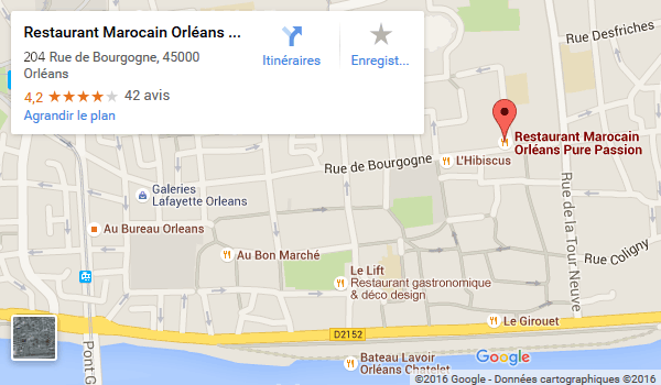 restaurant marocain orleans